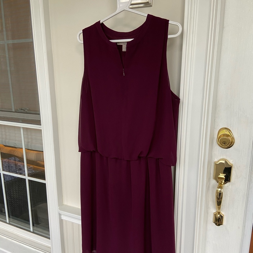 Banana Republic Burgundy Dress